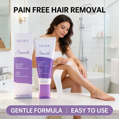 Moisturizing Hair Removal Cream – Gentle Body Hair Removal Lotion
