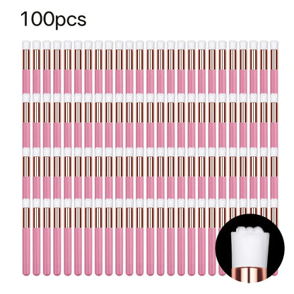 5/20/50/100Pcs Wimper Reinigingsborstel Lash Shampoo Borstel Voor Wimper Extensions Peel off Neus Porie Comedondrukker Tools