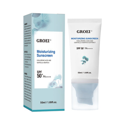 2/1Pcs SPF50+ Sunscreen Cream Centella Strong UV Protection Water-Based Sunscreen Sun Body Sunblock Moisturizing Skin Care