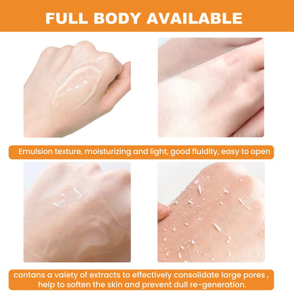 Orange Exfoliating Gel 50g – Gentle Dead Skin Remover, Brightening Face & Body Scrub, Hydrating Peeling Gel for Smooth Radiant Skin