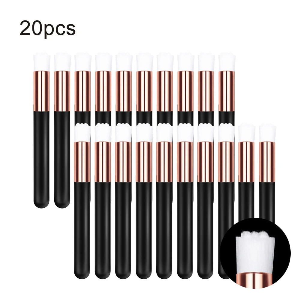 5/20/50/100Pcs Wimper Reinigingsborstel Lash Shampoo Borstel Voor Wimper Extensions Peel off Neus Porie Comedondrukker Tools