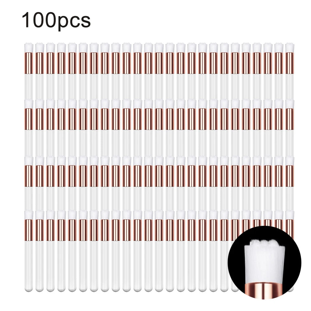 5/20/50/100Pcs Wimper Reinigingsborstel Lash Shampoo Borstel Voor Wimper Extensions Peel off Neus Porie Comedondrukker Tools
