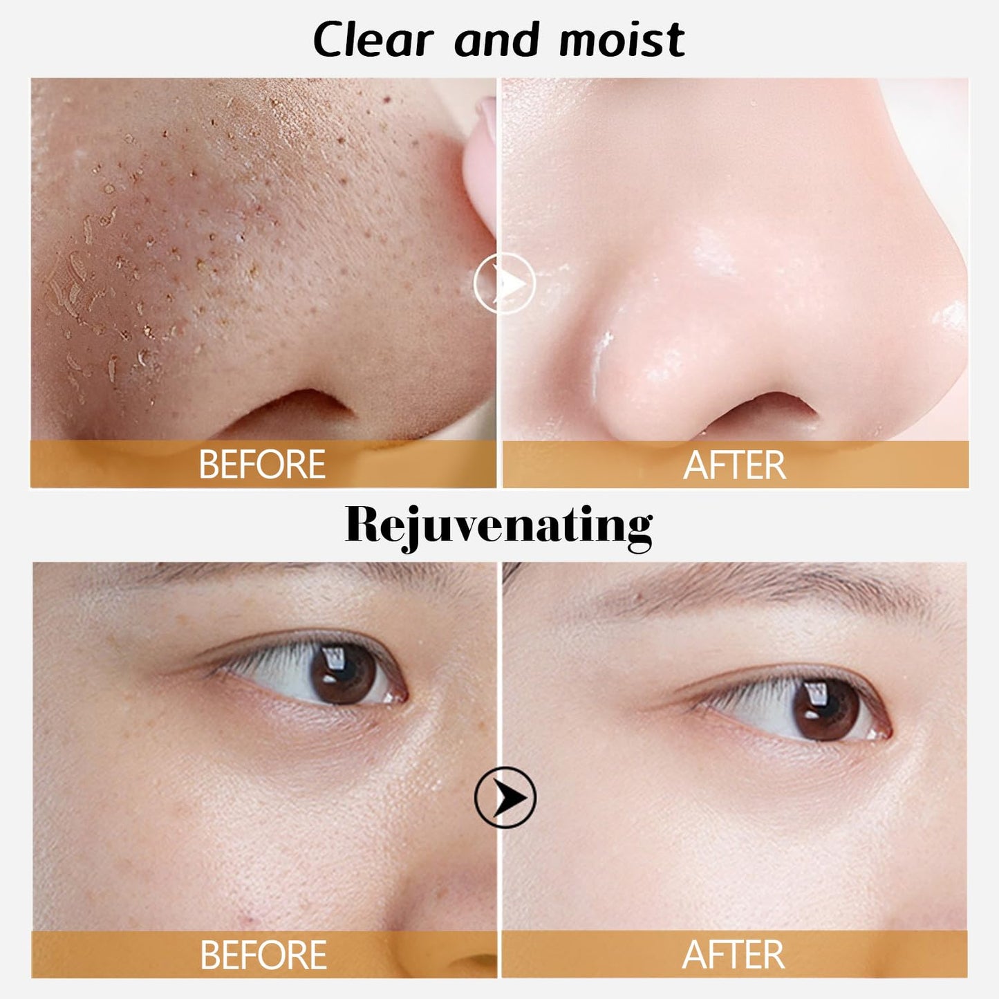 24K Gold Peel-Off Face Mask – Hydrating & Deep Cleansing Skincare (2PCS)
