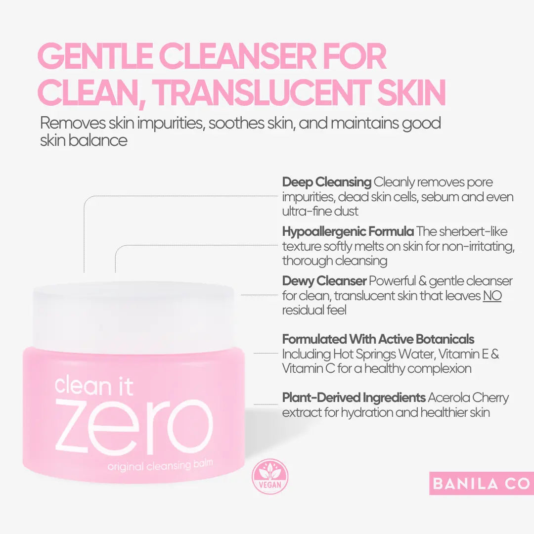 BANILA CO Ultimate Skincare Cleanse Trio Original Bundle | Soothing & Hydrating Skincare Cleanse Set