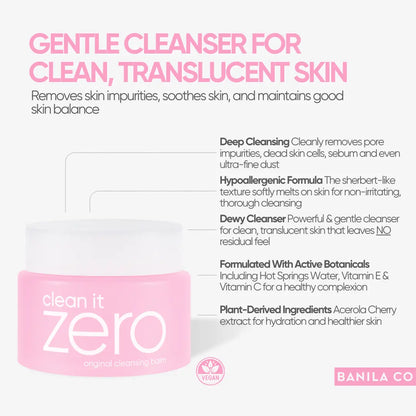 BANILA CO Ultimate Skincare Cleanse Trio Original Bundle | Soothing & Hydrating Skincare Cleanse Set