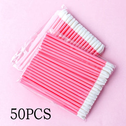 Wholesale 50/1000Pcs Lip Brushes Applicators Eyelashes Brush Lipstick Brush Lip Gloss Applicator Wands Makeup Beauty Tool