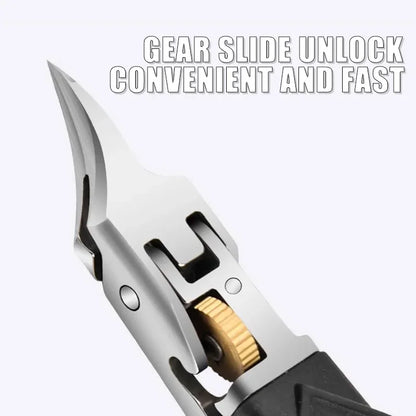 Nail Clippers, Ultra-Sharp Slanted Nail Clippers, Household Nail Clippers for Thick Nails and Hangnails, Large Nail Clippers