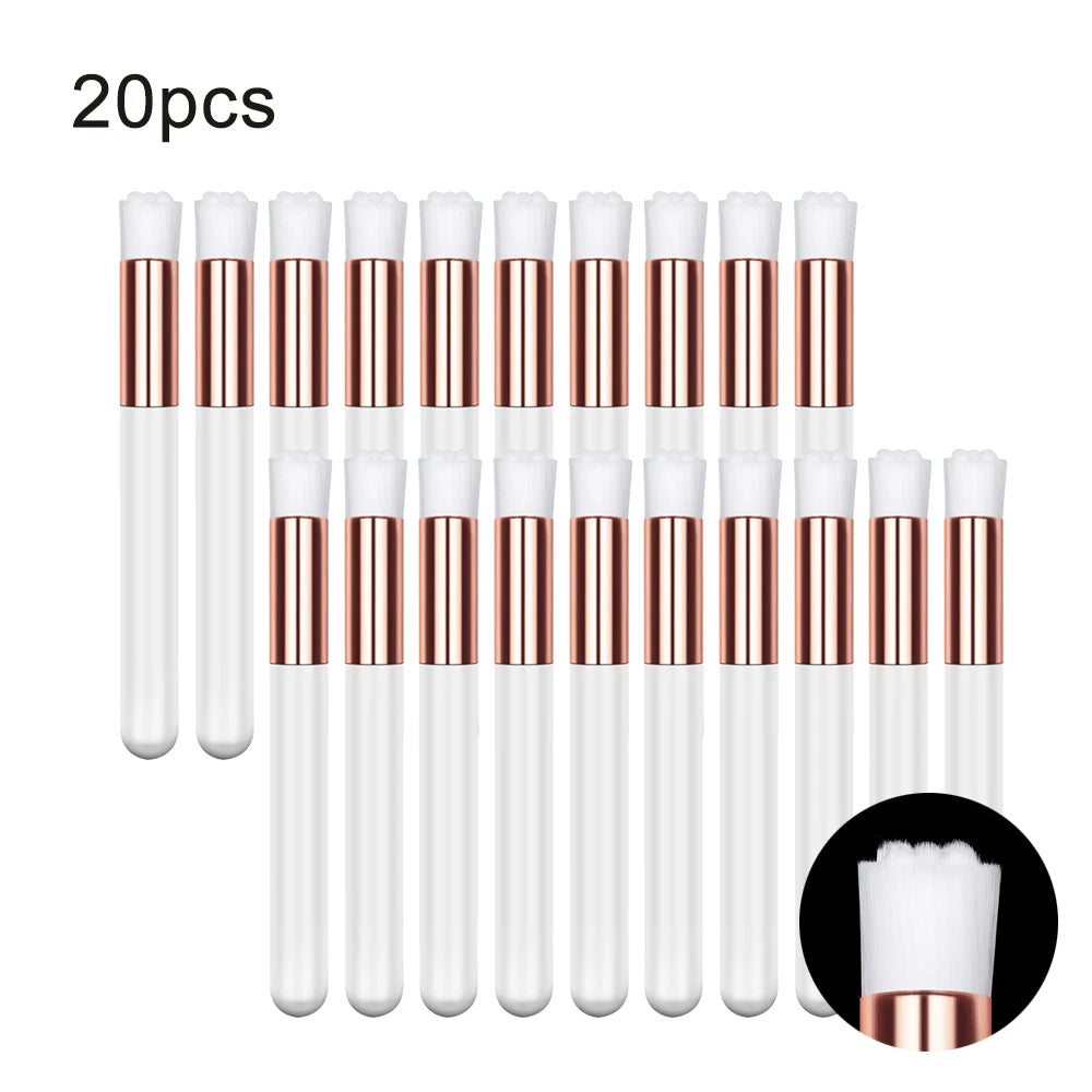 5/20/50/100Pcs Wimper Reinigingsborstel Lash Shampoo Borstel Voor Wimper Extensions Peel off Neus Porie Comedondrukker Tools