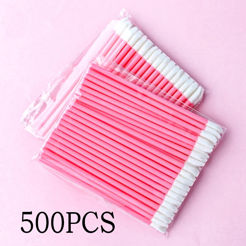 Wholesale 50/1000Pcs Lip Brushes Applicators Eyelashes Brush Lipstick Brush Lip Gloss Applicator Wands Makeup Beauty Tool