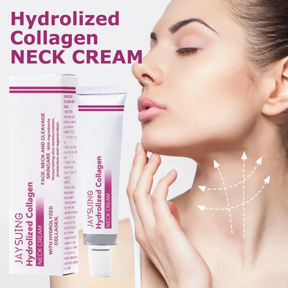 40g Hydrolyzed Collagen Neck Cream – Firming & Lifting Moisturizer for Neck and Décolletage, Anti-Wrinkle & Skin Rejuvenation Care