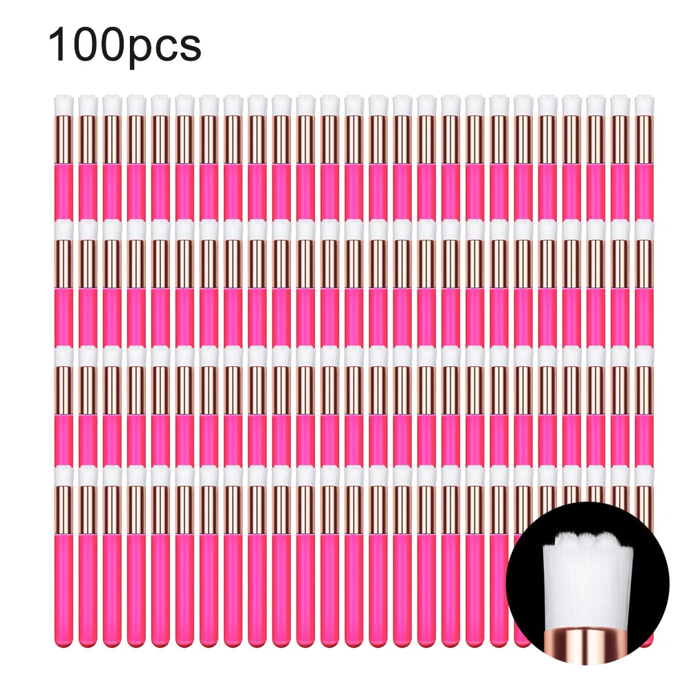5/20/50/100Pcs Wimper Reinigingsborstel Lash Shampoo Borstel Voor Wimper Extensions Peel off Neus Porie Comedondrukker Tools