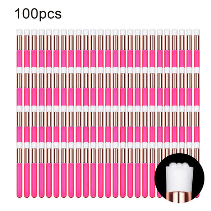 5/20/50/100Pcs Wimper Reinigingsborstel Lash Shampoo Borstel Voor Wimper Extensions Peel off Neus Porie Comedondrukker Tools