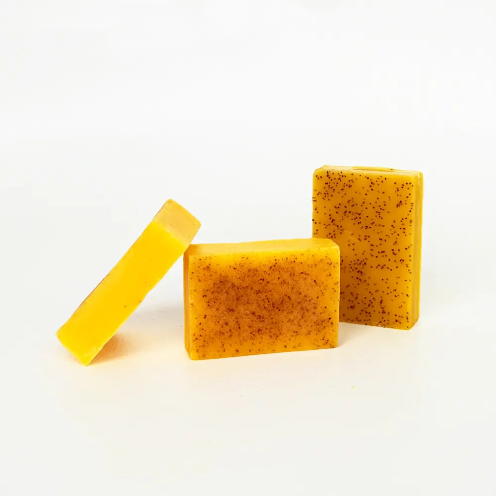 Revitalize Your Skin with 3Pcs Honey Glow Lemon Turmeric & Kojic Acid Brightening Soap - Dark Spot Remover for a Radiant Face & Body Cleanser with Retinol