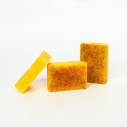 Revitalize Your Skin with 3Pcs Honey Glow Lemon Turmeric & Kojic Acid Brightening Soap - Dark Spot Remover for a Radiant Face & Body Cleanser with Retinol