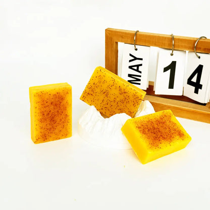Revitalize Your Skin with 3Pcs Honey Glow Lemon Turmeric & Kojic Acid Brightening Soap - Dark Spot Remover for a Radiant Face & Body Cleanser with Retinol