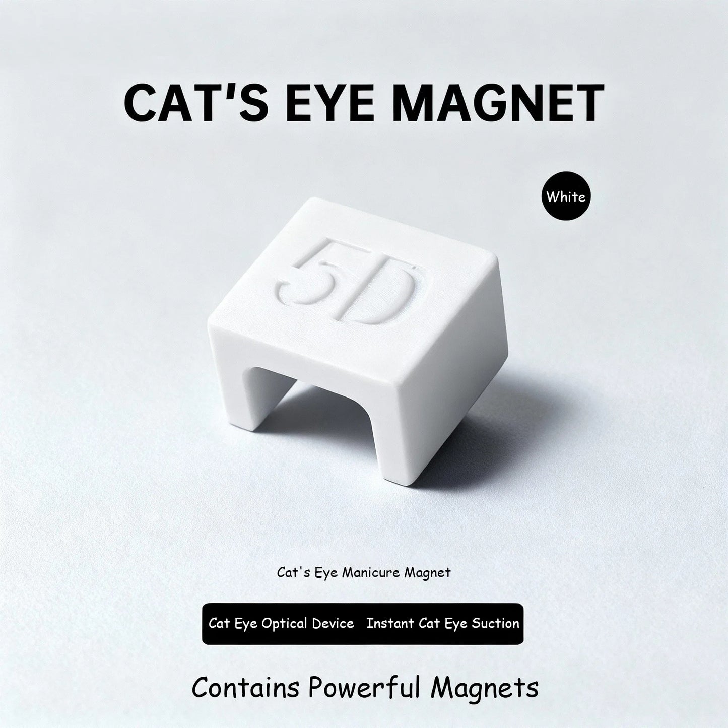 Transform Your Nails with the 5D Automatic Cat Eye Magnet - Create Stunning Cat Eye Gel Effects with Ease!