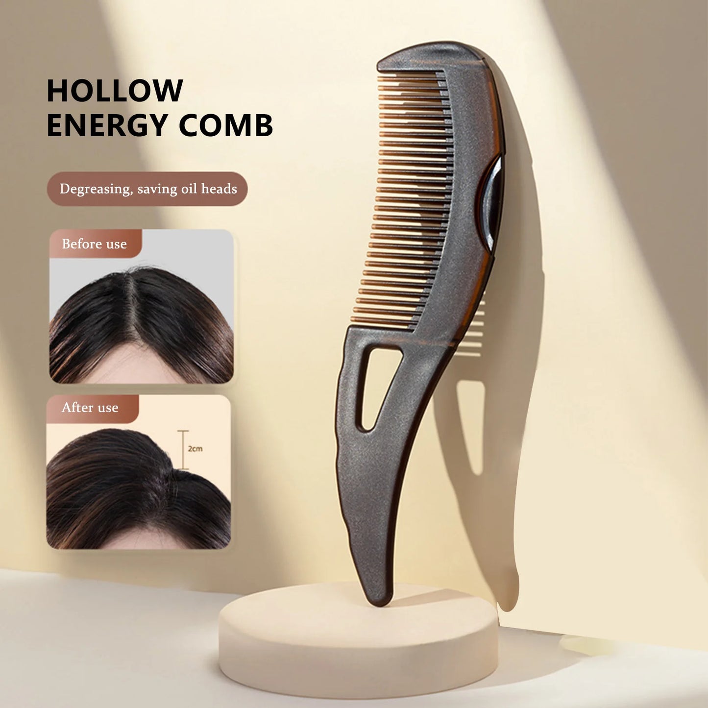 Scalp Massage Hair Dressing Comb – Energy Hair Styling & Scalp Care Tool