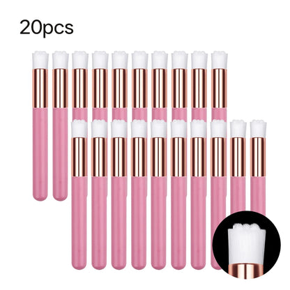 5/20/50/100Pcs Wimper Reinigingsborstel Lash Shampoo Borstel Voor Wimper Extensions Peel off Neus Porie Comedondrukker Tools