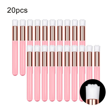 5/20/50/100Pcs Wimper Reinigingsborstel Lash Shampoo Borstel Voor Wimper Extensions Peel off Neus Porie Comedondrukker Tools