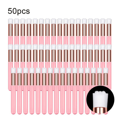 5/20/50/100Pcs Wimper Reinigingsborstel Lash Shampoo Borstel Voor Wimper Extensions Peel off Neus Porie Comedondrukker Tools