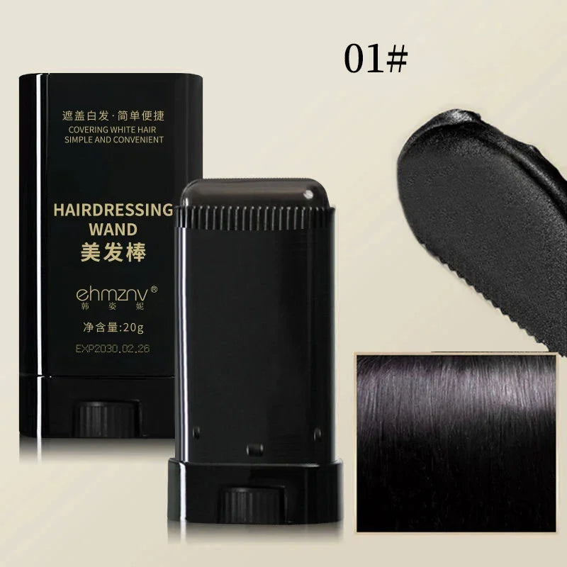 Quick Touch-Up Hair Color Stick – Temporary Hair Dye Pen & Gray Hair Coverage Comb (3 Colors)