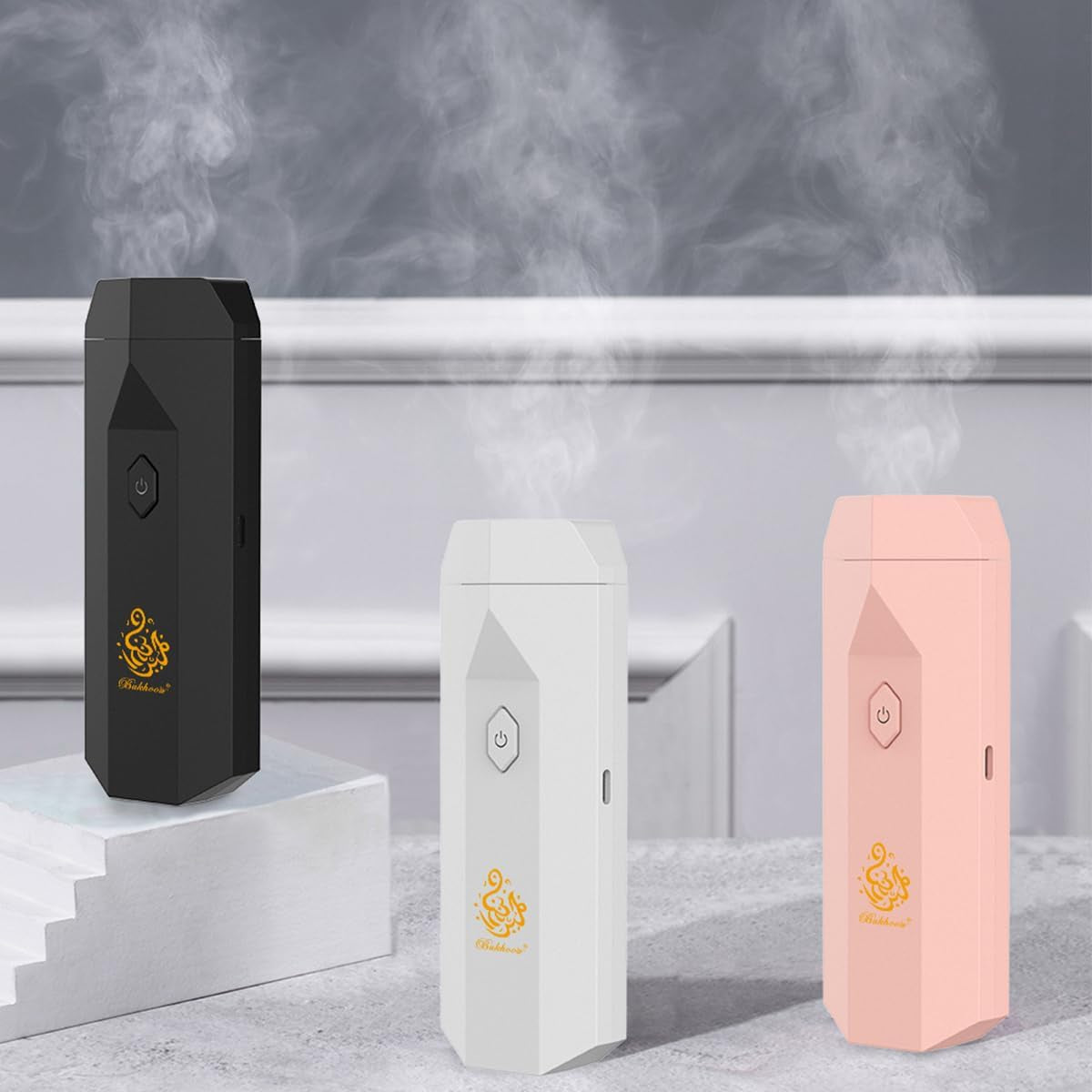 Portable Electric Bakhoor Incense Burner – Rechargeable Aroma Diffuser for Home & Car
