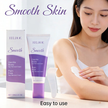 Moisturizing Hair Removal Cream – Gentle Body Hair Removal Lotion