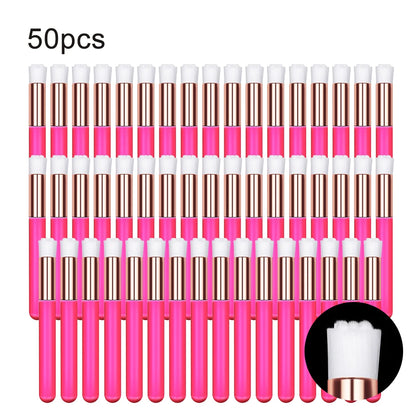 5/20/50/100Pcs Wimper Reinigingsborstel Lash Shampoo Borstel Voor Wimper Extensions Peel off Neus Porie Comedondrukker Tools