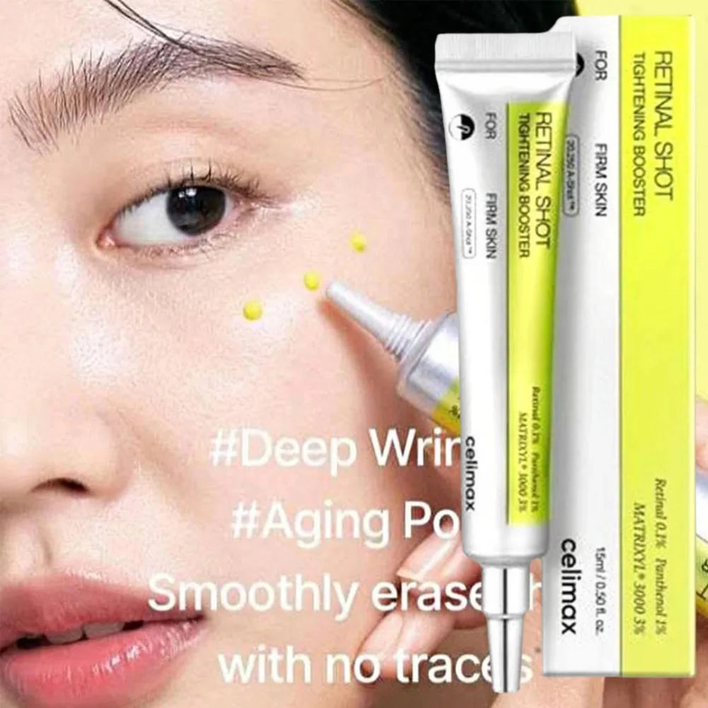 Celimax Premium Retinol Shot Elastic Care Eye Cream Collagen Peptide Lifting&Firming Cream Tightening Booster Moisturizing Cream