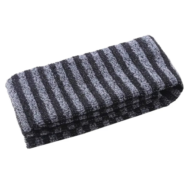 Ultra-Long Exfoliating Back Scrubber – Multi-Function Shower Bath Towel